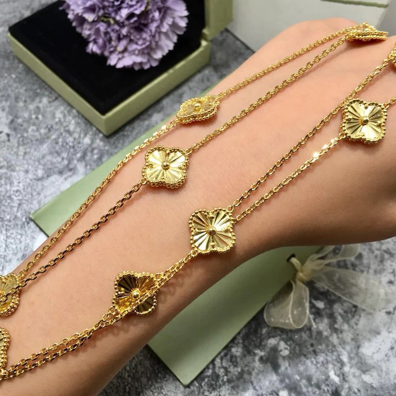 VAN21 necklaces 316L steel plating gold Jewelry VCA necklace two size Jewelry