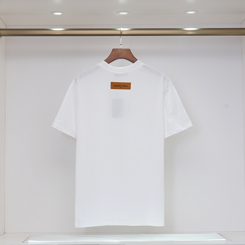 LVC051 New men's and women's summer pure cotton top T-shirt clothing