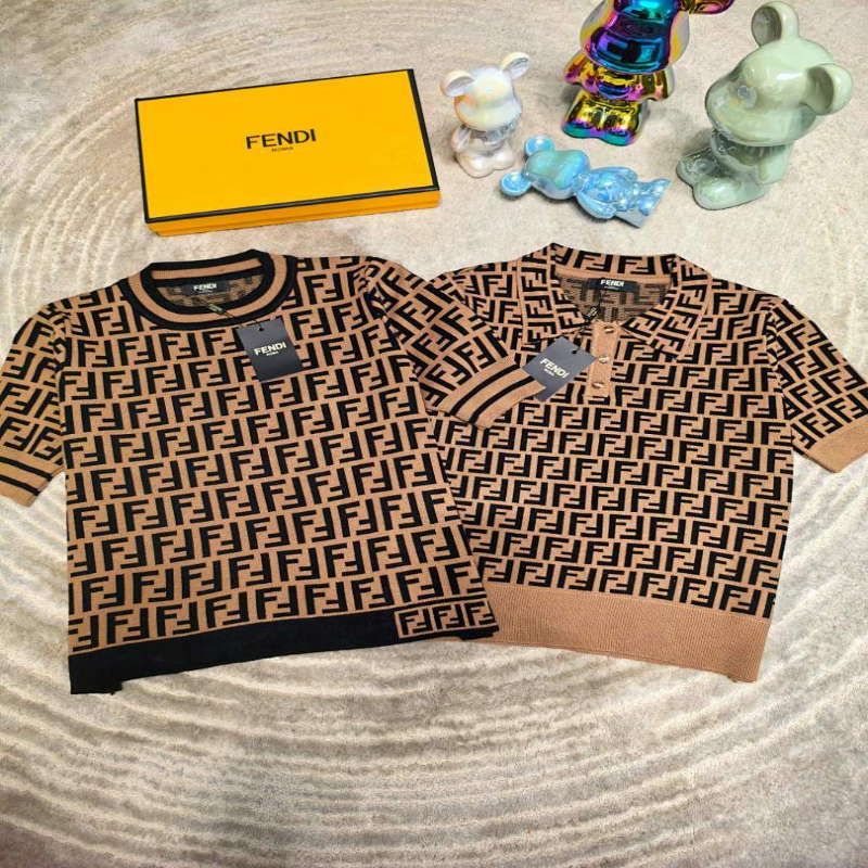 FDC18 New women's summer T-shirt knitted ice silk fabric clothes