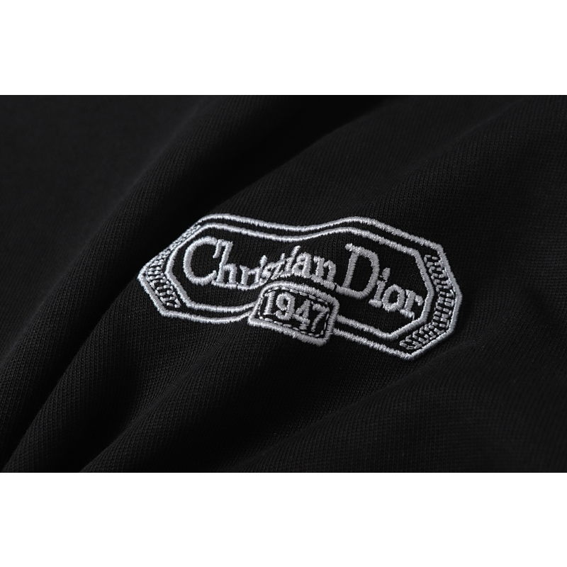 DIC22 New Men's and Women's Summer Short sleeved Cotton T-shirt Embroidered Craft Clothing