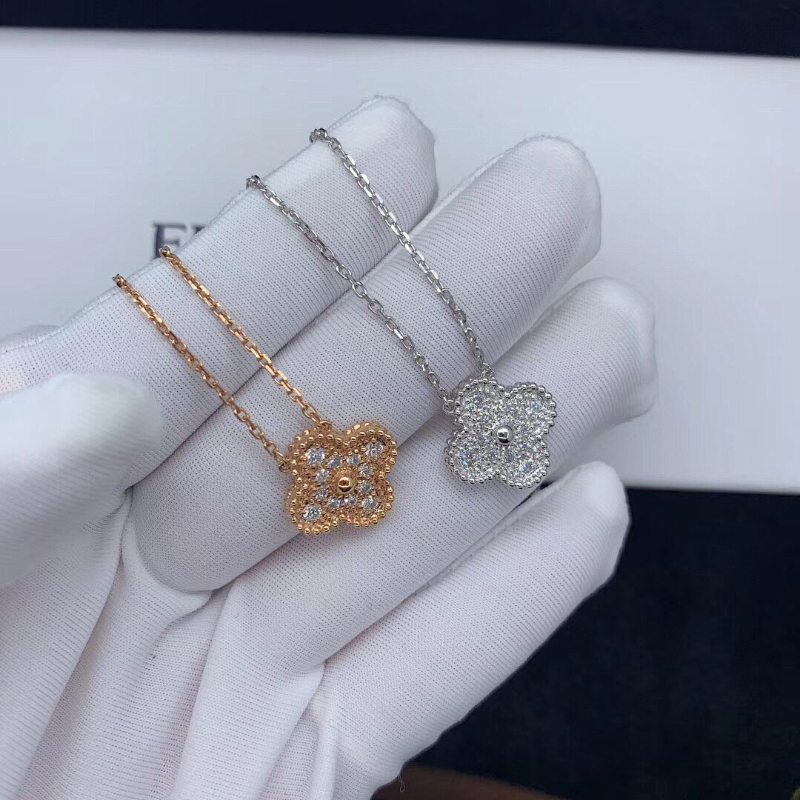 VAN61 Women's Full Diamond Necklace Jewelry
