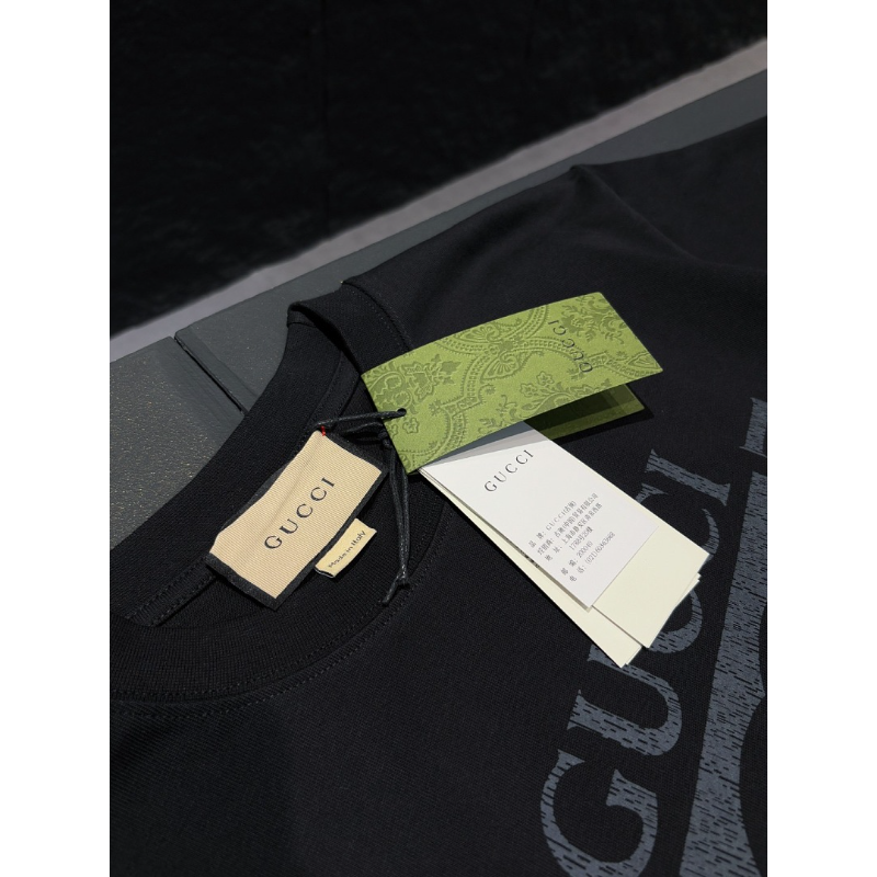 GUC051 New men's and women's summer pure cotton top T-shirt Clothing
