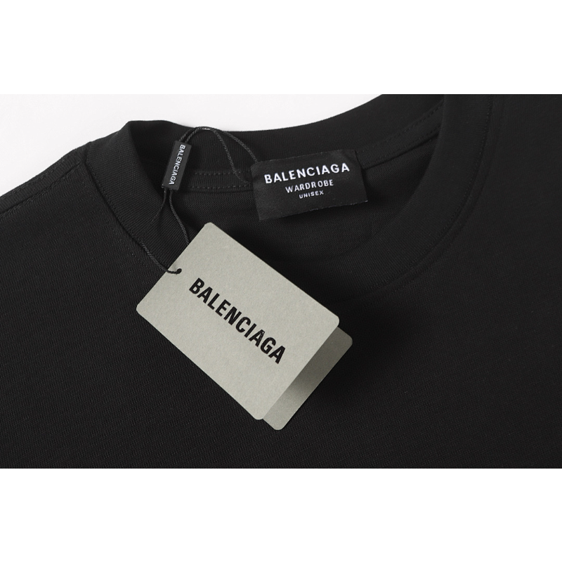 BAC31 New Men's and Women's Summer Short sleeved Cotton T-shirt Embroidered Craft Clothing