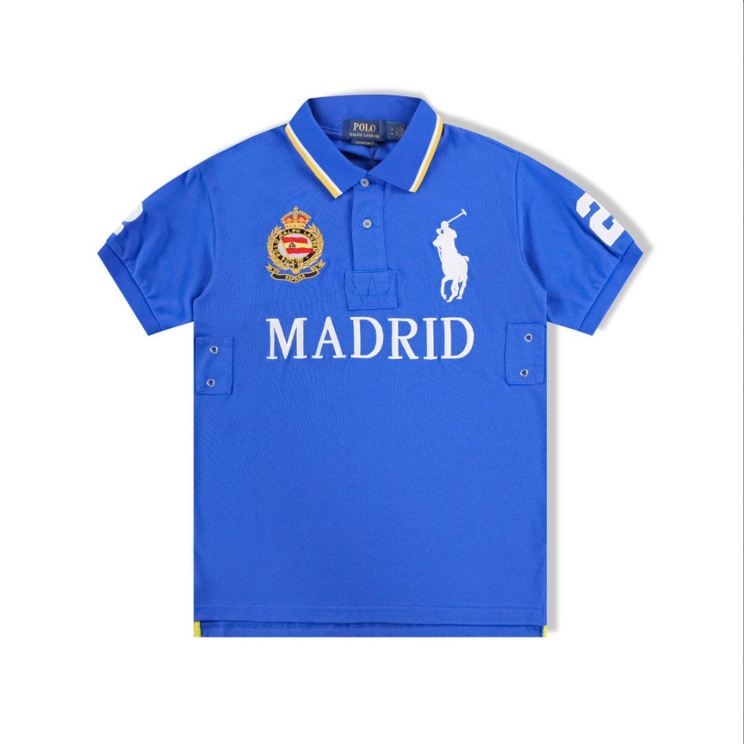 PPC2 summer polo shirt collar embroidered city style top t-shirt polo short sleeved shirt