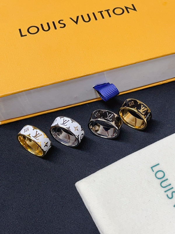 J140 Men's and women's titanium steel ring jewelry