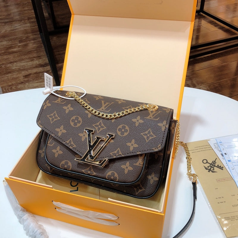 MLVP4 Classic women's shoulder bag leather bag 22X17cm