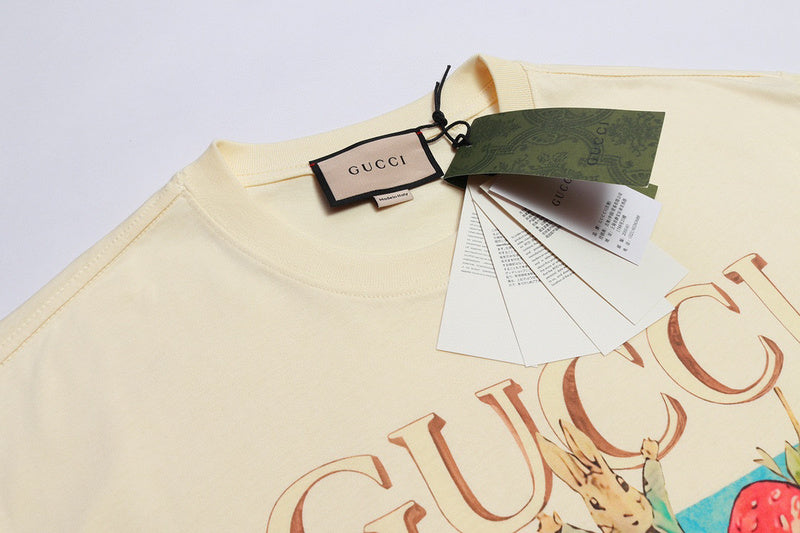GUC033 New Men's and women's letter T-shirt Clothing