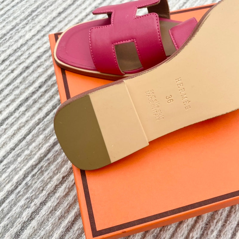 BMHS1 shoes women Leather slippers with all packaging