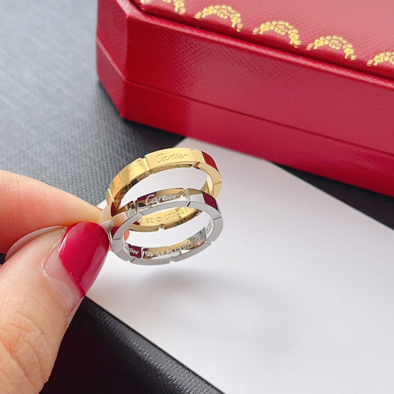 J118 Men's and women's titanium steel ring jewelry