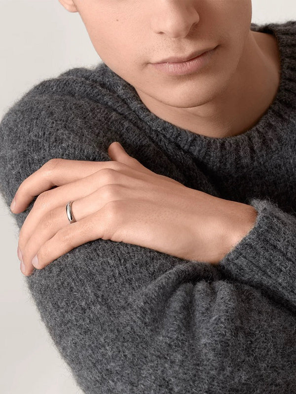 J111 Men's and women's titanium steel ring jewelry