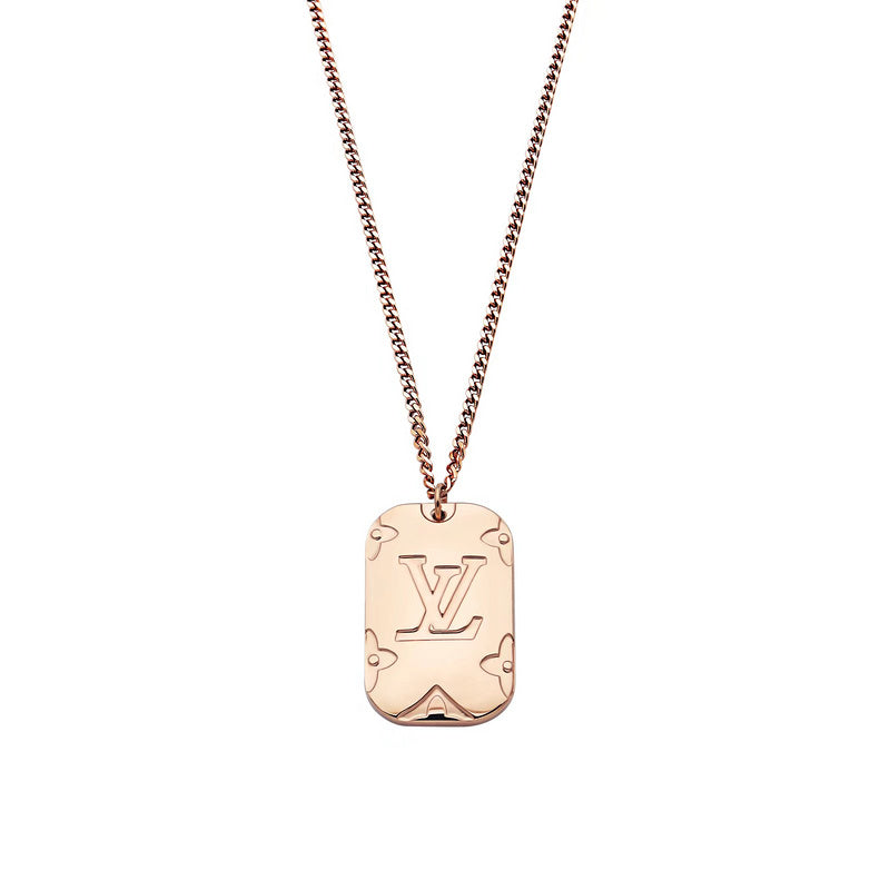LVN010 Letter long pendant necklace jewelry