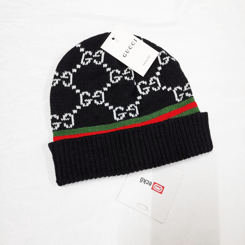 PGCH7 Knitted letter regular thin hat