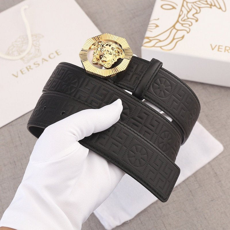 VBL5 Real leather 4.0CM 95-125CM Belt with all packing