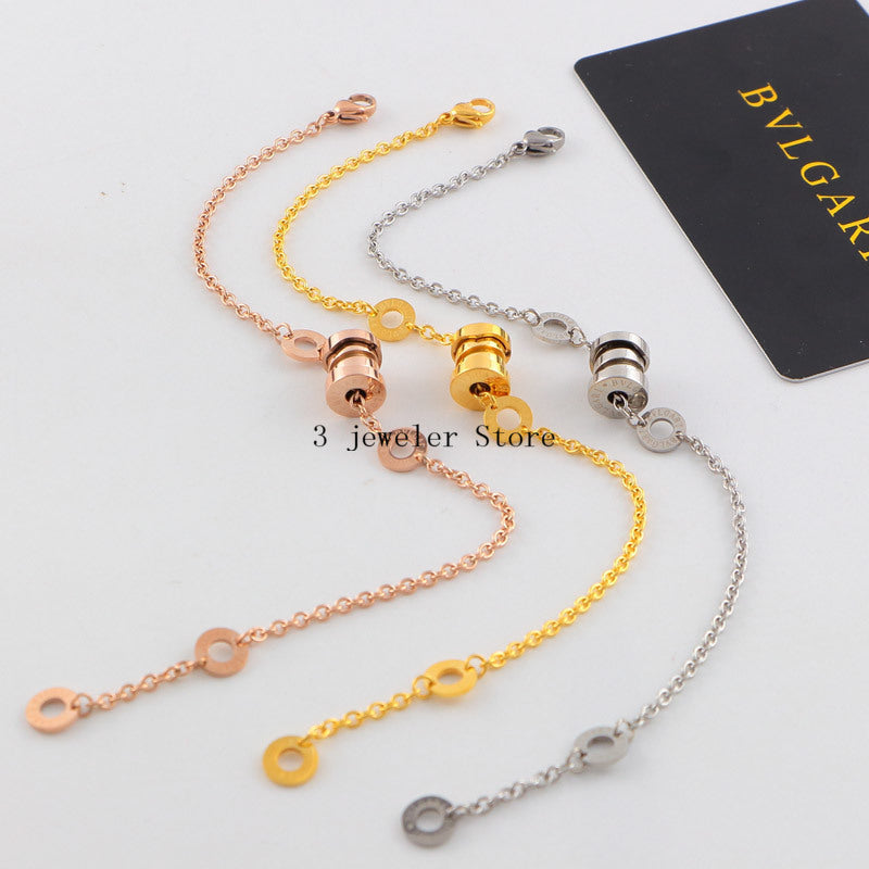 BVB29 316L steel with 18K gold plated Jewelry