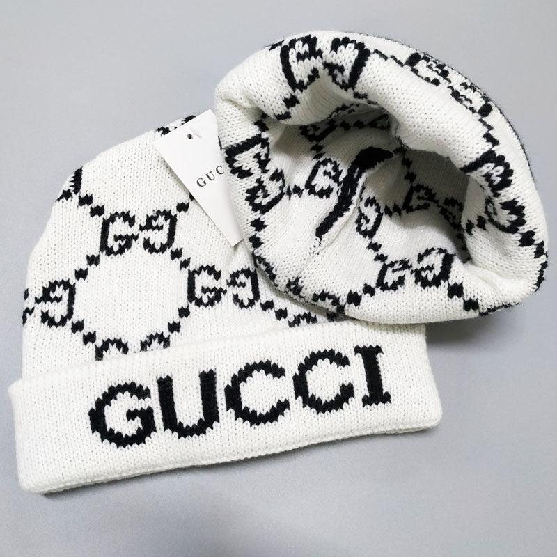 PGH7 New fashionable double-layer knitted hat
