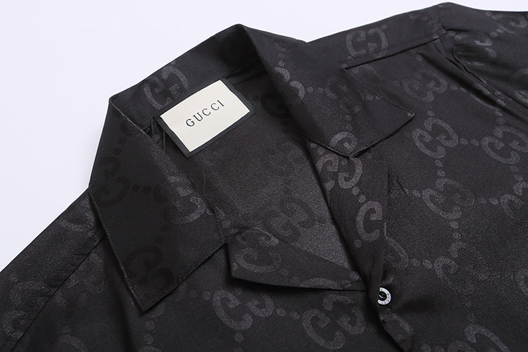 GUC081 New men's summer short sleeved collared shirt clothing