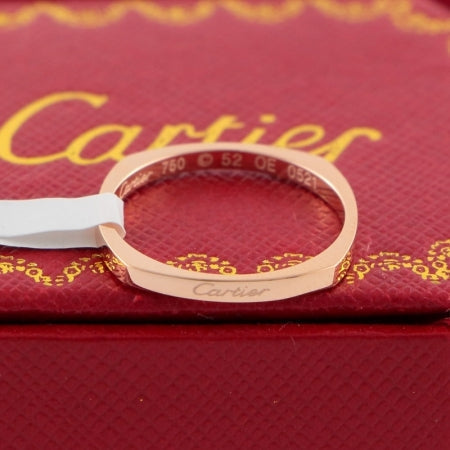 CAR18 Rounded Rhombus Letter Ring Jewelry