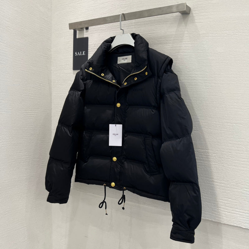 CEC2 Elegant and stylish, down jacket with removable sleeves for women