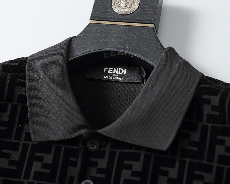 FDC10 Men's short sleeved lapel polo shirt clothing
