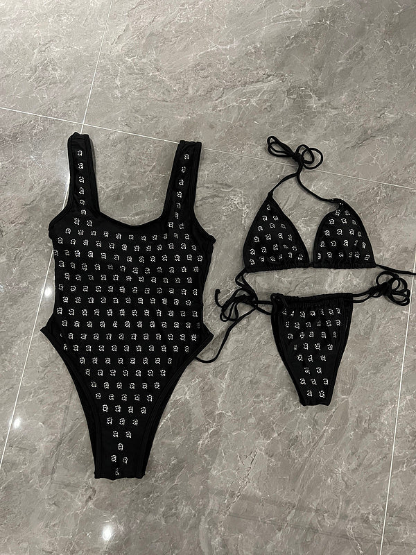AW03 New summer women's swimwear one-piece swimsuit bikini