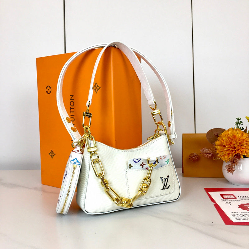 LLP022 Leather Bag 19-13.5-6.5CM Shoulder Bags