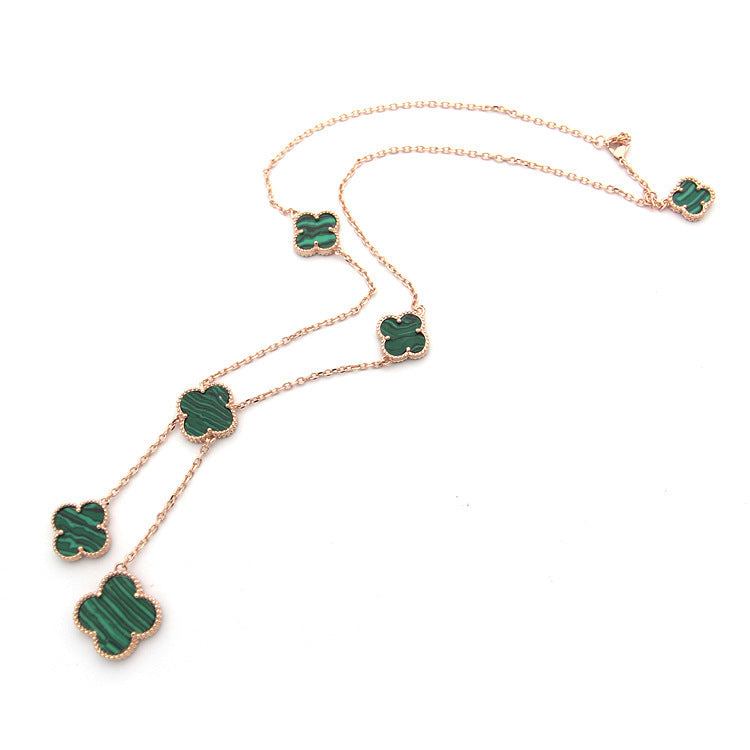 VAN24 Clover Shell Necklace gold plated necklace for women Jewelry