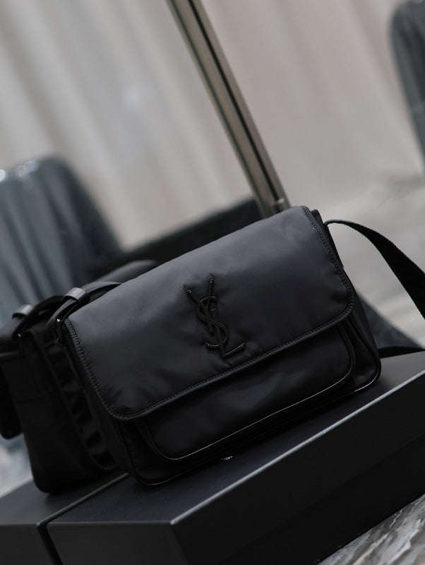MYB1 Men and women can carry salt department college style single shoulder crossbody bag 28×20×8.5cm