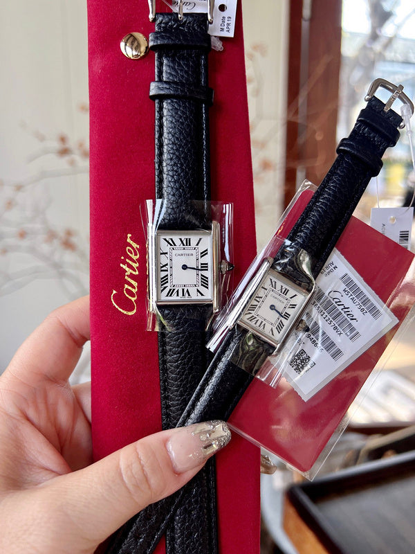 CW5 Couple's lychee print belt watch 25.5mm x 33.7mm/29.5mm*22mmCITIZEN movement