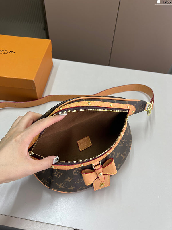 MLP5 Leather Bag 31-18CM Shoulder bags With box