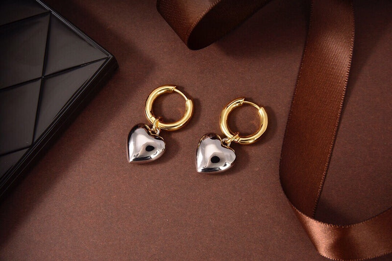 BAE1 18k gold plated brass earrings Jewelry