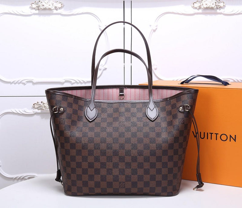 GLP8 Neverfull Bag high quality L*V bag for lady gift Canvas leather small size 32x29x17cm/ big 40×33×20CM