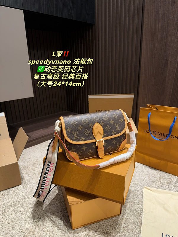 MLB2 Women's new fashion 24*14cm baguette bag