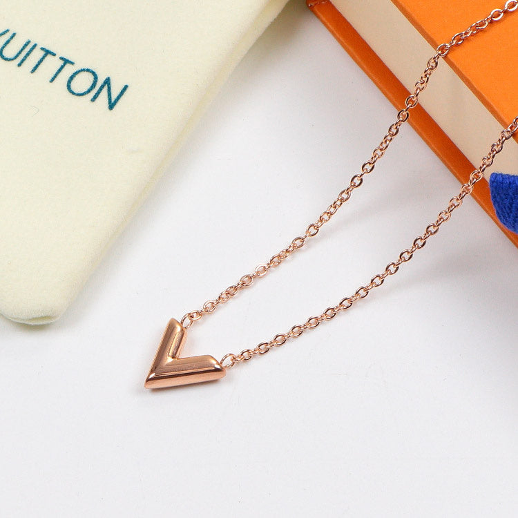 LN16 Necklace 316L steel plating gold necklaces/ bracelet Jewelry