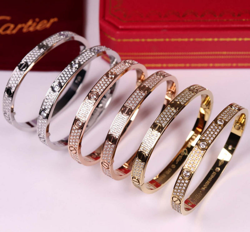 CAB40 full stone Bracelet woman and man bangle Jewelry