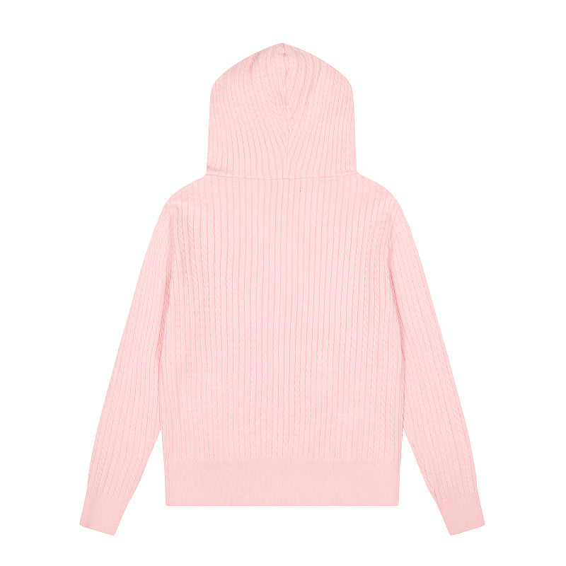 LFC18 New high-quality women's autumn and winter knitted sweater pullover hooded sweater clothing