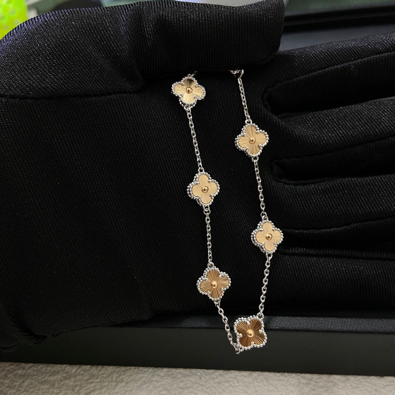 AVAB1 New color separation Laser mini six-flower bracelet jewelry
