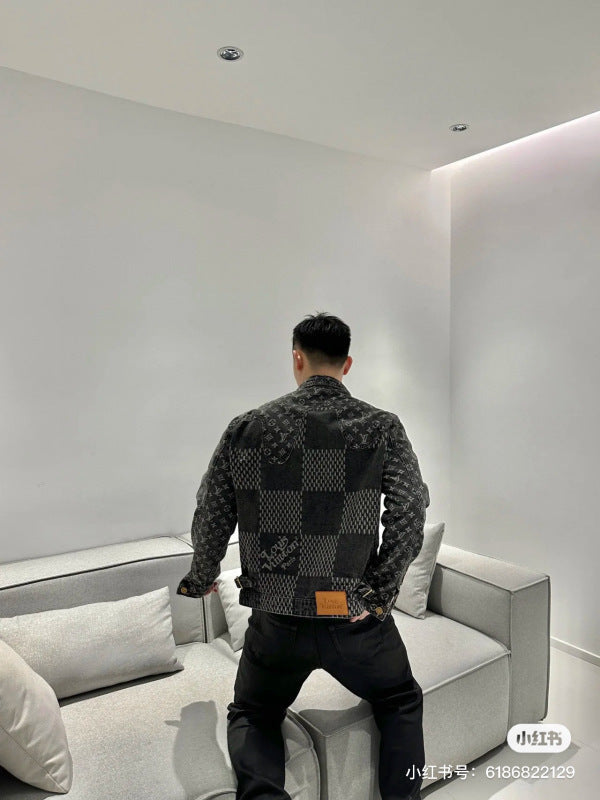 LVC021 New high-quality spring and autumn men'sand women’s jacket denim jacket clothes