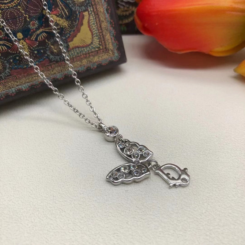 DIN41 New brand butterfly necklace Jewelry