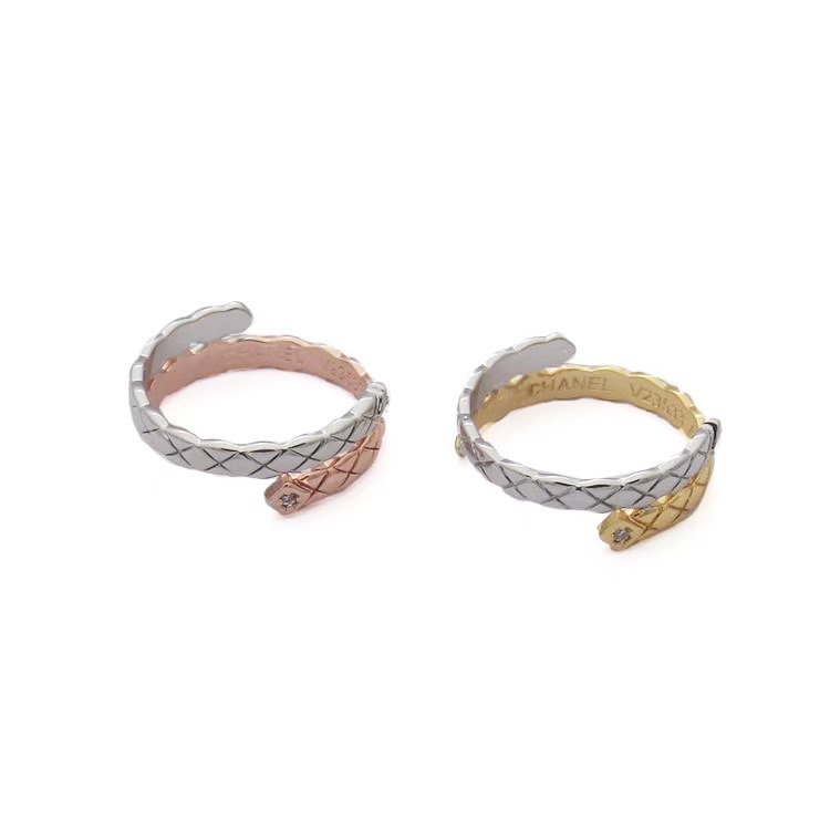 CJ02 Double color ring jewelry for lovers