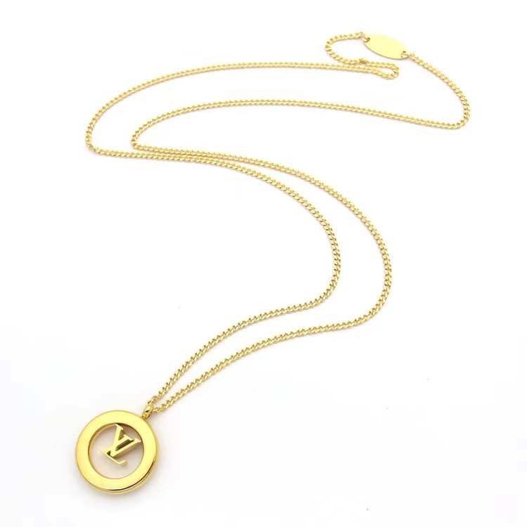 LVN09 Letter Pendant Necklace Jewelry