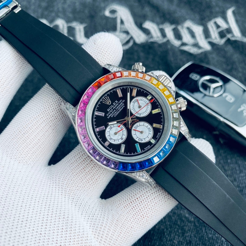 RW31 Rainbow Di classic three eyes six needle design, atmospheric fashion