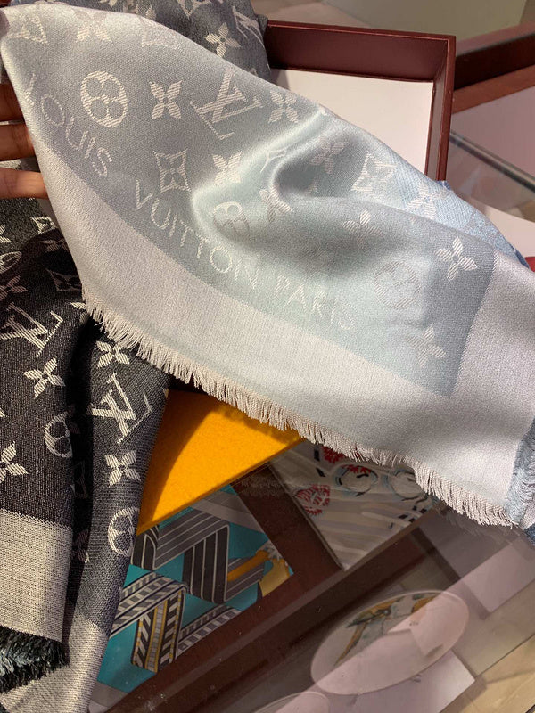 XLC28 Hidh quality 60% silk 40% wool Scarf