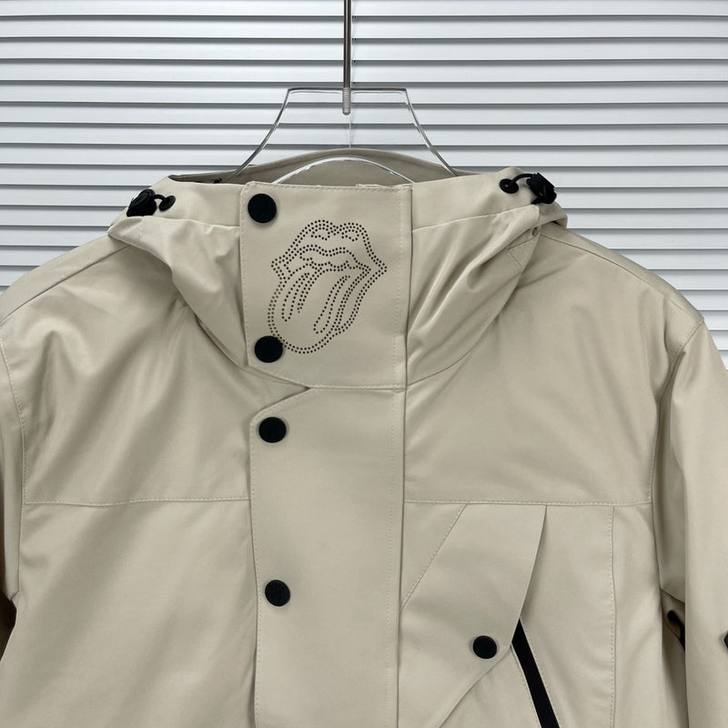 MOC71 New armband couple hooded down jacket