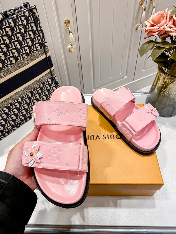 MLS11 Slippers Women Leather shoes 35-40 With box