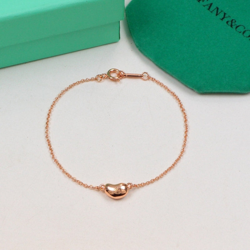 TB67 18k rose gold plated European and American bracelet girls love three-dimensional peas bracelet Jewelry
