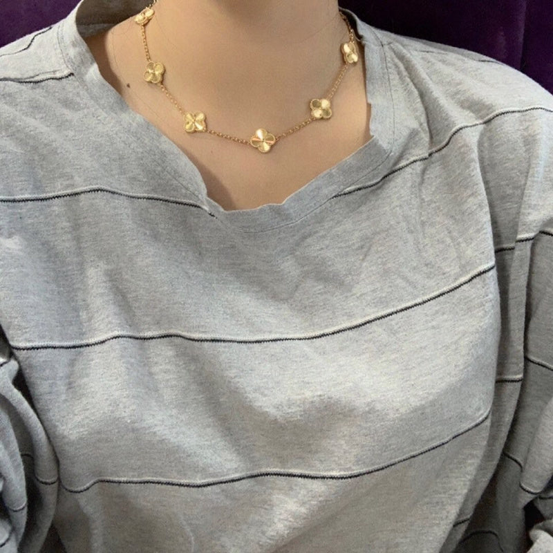 X538 Necklace 316L steel plating gold Jewelry