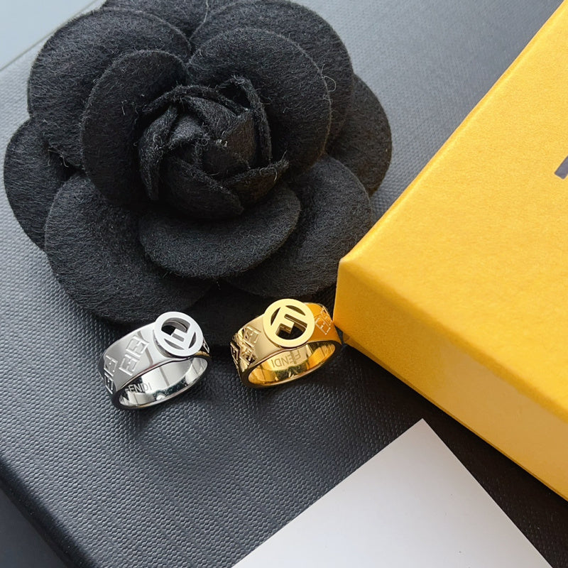 J119 Men's and women's titanium steel ring jewelry