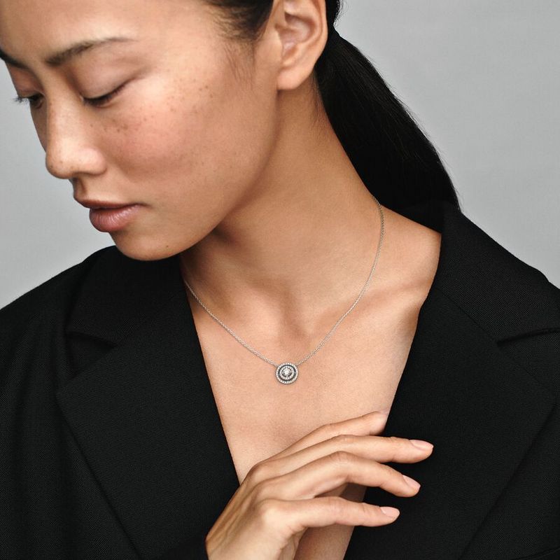 PDN11 S925 Sterling Silver High Quality Necklace 45CM Jewelry