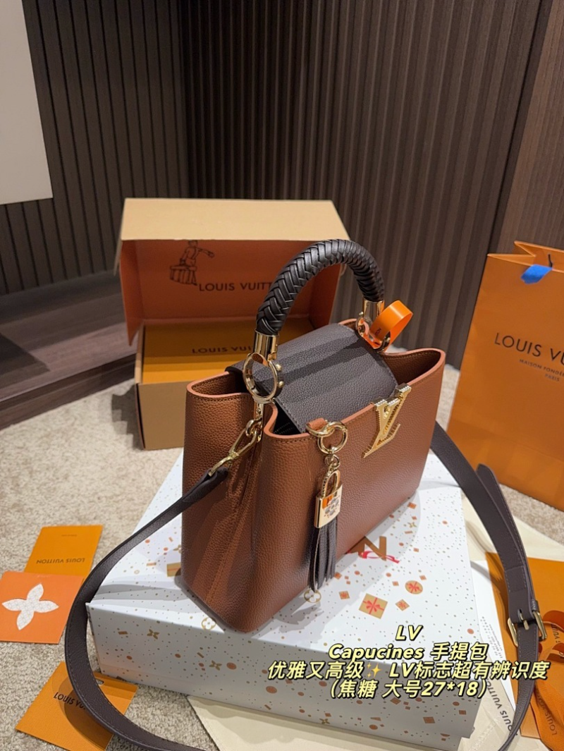 MLP011 Women's new fashionable high-end 27 * 18/20 * 14cm handbag