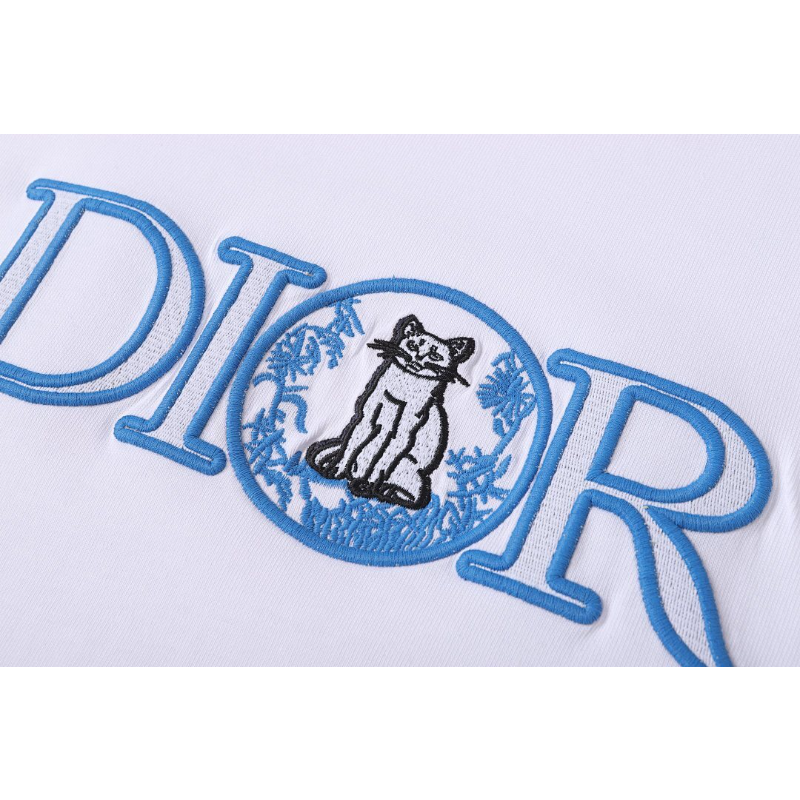 DIC20 New Men's and Women's Summer Short sleeved Cotton T-shirt Embroidered Craft Clothing